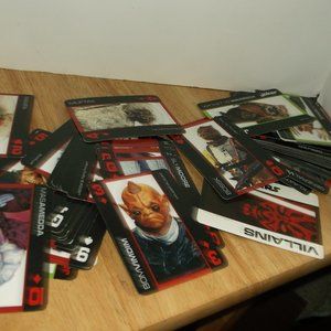 2011 mixed lot of 58 star wars cards